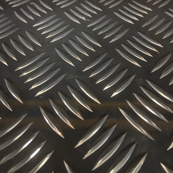 Chapa de aluminio semilla de melón - hoja 1.25x2.5mts